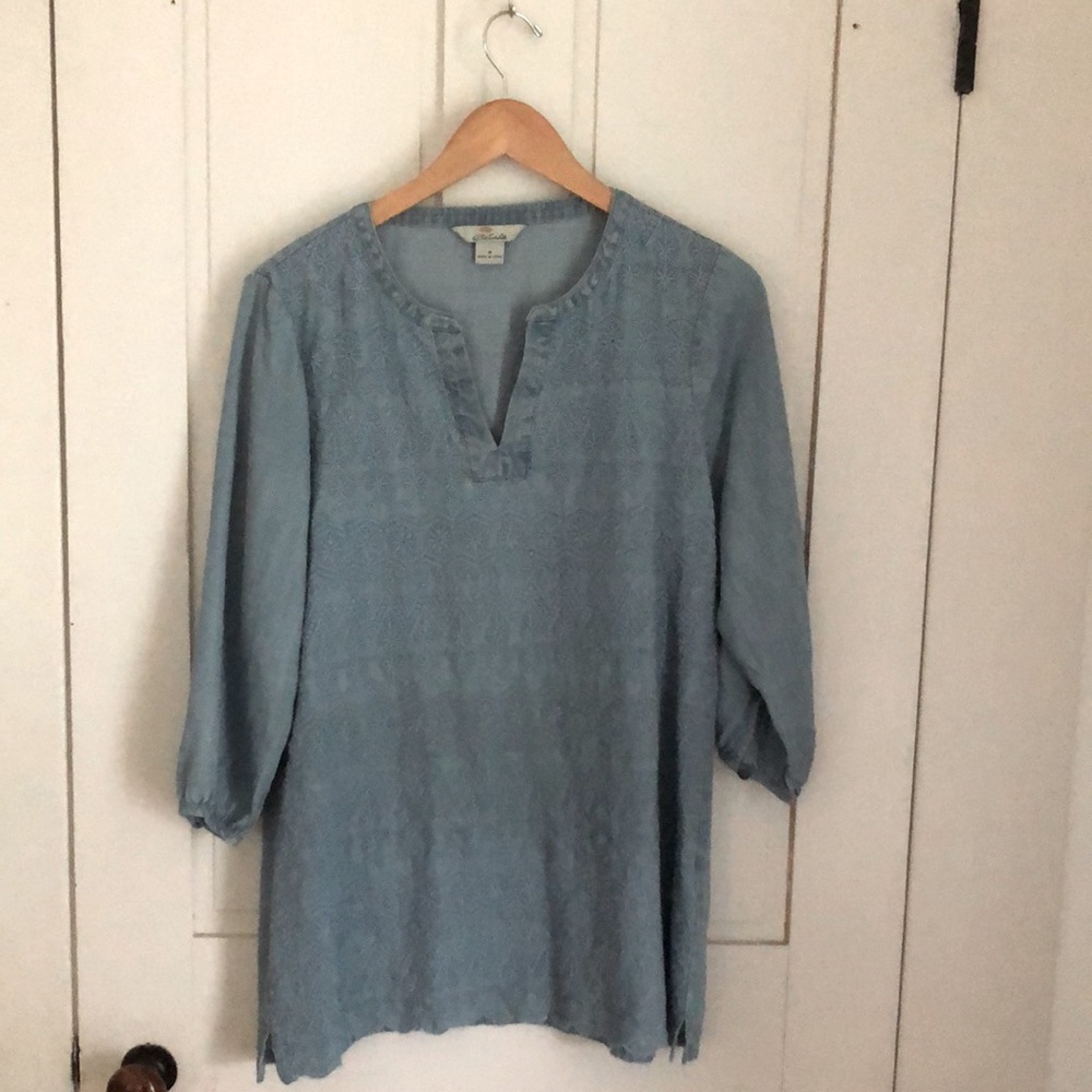 Denim summer tunic